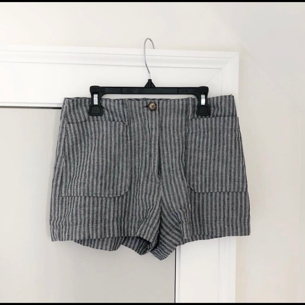 Socialite blue/white striped shorts